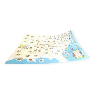 VTG 1961 Esso Civil War Centennial Pictorial Map Battlefields Shrines 1861-1865